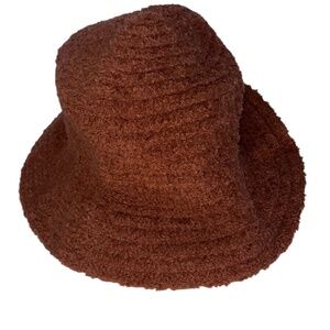 Arlin rust chenille cozy adorable floppy hat one size